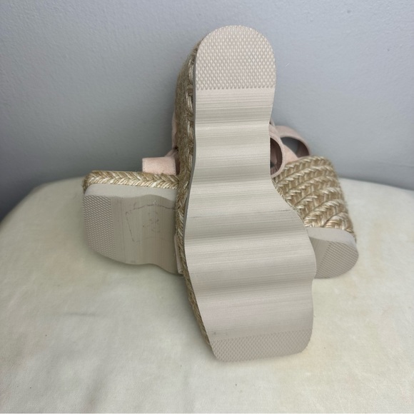 Good American Espadrille Wedge Sandal Sz 8 - Picture 6 of 8